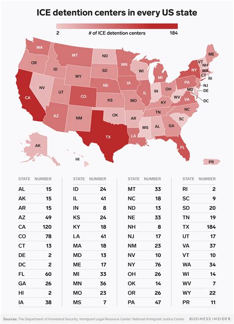 Immigrant ICE detention center locations in every state - Business Insider