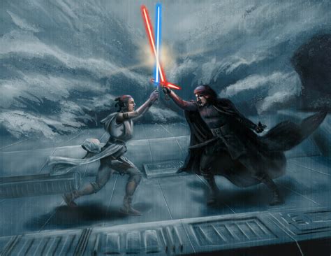 ArtStation - Star Wars - Rise of Skywalker - Rey vs Kylo Ren