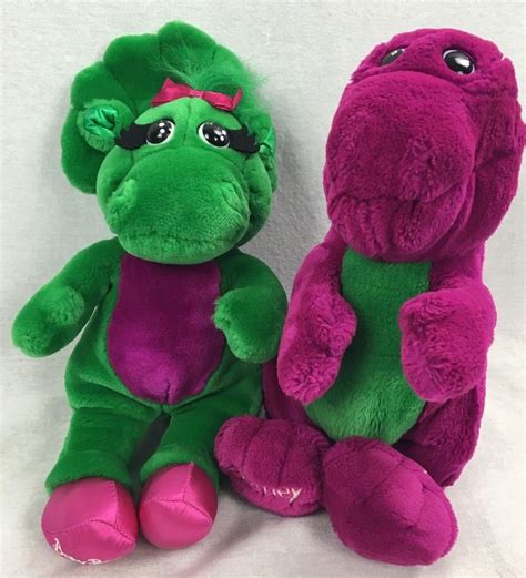 VTG Lyons Group Barney Baby Bop Plush Toys 90s 12" Stuffed Animal Toy | #1835902106