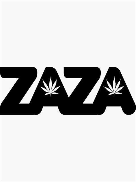 "ZAZA" Sticker for Sale by OAKreative | Redbubble