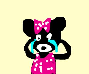 Crying Minnie Mouse - Drawception