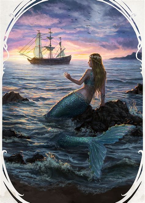 Pin by Anita M on Mermaids! 🧜🏼‍♀️ | Mermaid art, Fantasy mermaids, Mermaid artwork