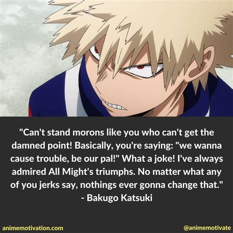 Bakugo Katsuki dark quotes | My hero academia quotes, Hero quotes, My hero academia