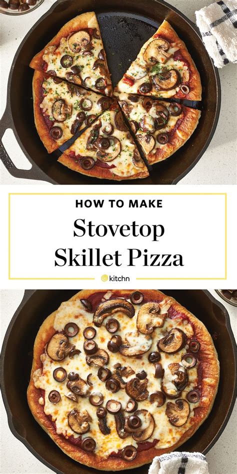 How To Make Stovetop Skillet Pizza | Recipe | Stove top recipes ...