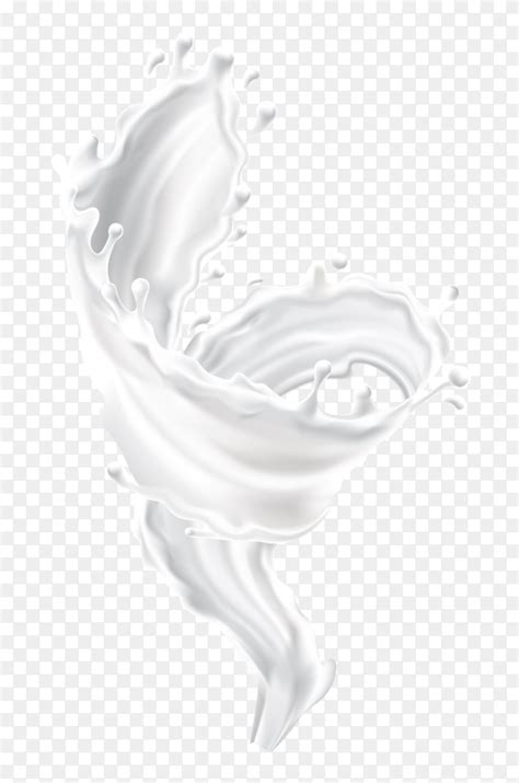 Milk splash and pouring on transparent background PNG - Similar PNG