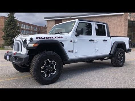 2020 'Bright White' Jeep Gladiator Rubicon 4x4 - YouTube