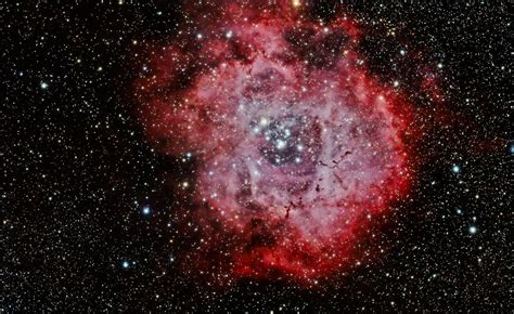 Detailed Picture of a Red Nebula · Free Stock Photo