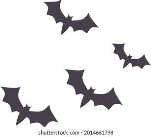 Illustration Halloween Bat Silhouette Stock Vector (Royalty Free) 2014661798 | Shutterstock