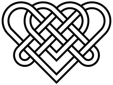 celtic knot heart clipart - Clipground