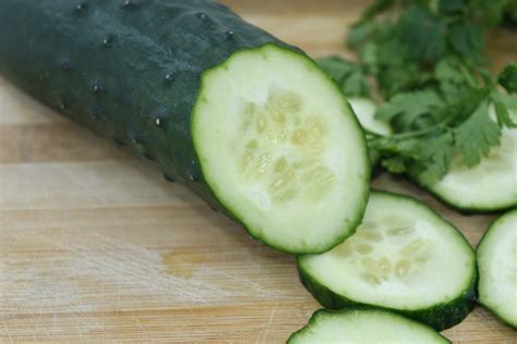 Free picture: cucumber, kitchen table, salad, slices, vegetable, healthy, diet, food, produce ...