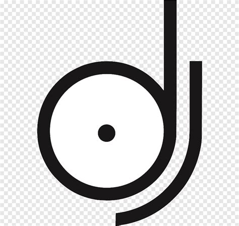 Logo DJ noir et blanc, Disc jockey Logo Music, dj, Logo Google, art png | PNGEgg