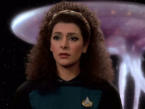 Marina Sirtis, Star Trek TNG, "Encounter at Farpoint," 1987 | Marina sirtis, Star trek uniforms ...