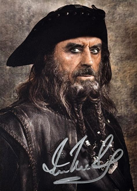 "Pirates of the Caribbean: On Stranger Tides" - Signed by Ian McShane (Blackbeard) - Autograph ...