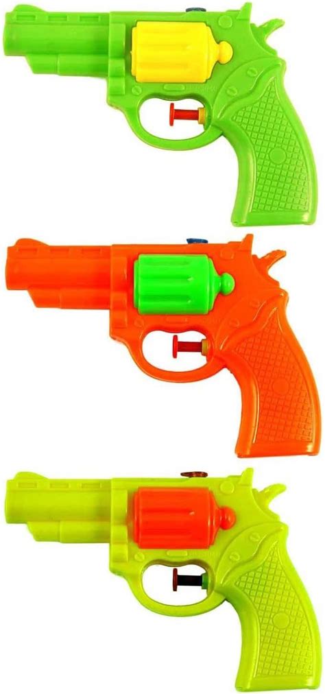 Water Pistol Gun 15cm Drenchers - Single Assorted Colours: Amazon.co.uk: Toys & Games