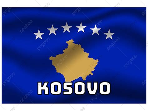 Kosovo Flag Vector PNG Images, Kosovo National Flag Vector Illustration, Holiday, Respect ...