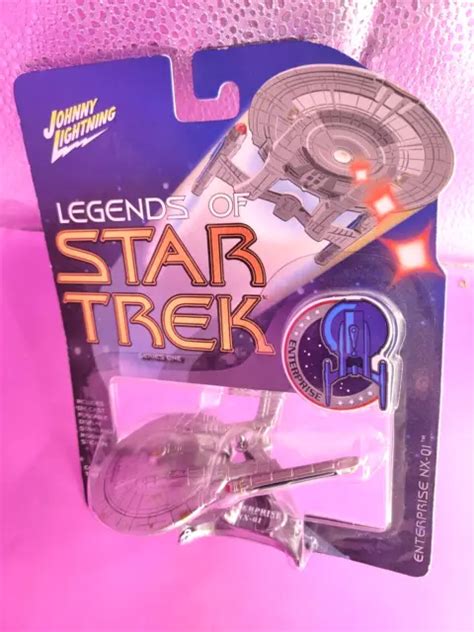 JOHNNY LIGHTNING LEGENDS of Star Trek Die-cast ENTERPRISE NX-01 $10.99 ...