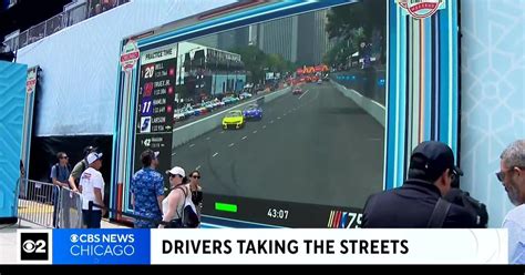 NASCAR drivers impressed with Chicago street race course setup - CBS ...