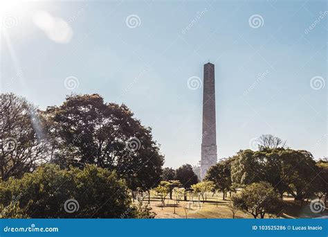 Obelisk at Ibirapuera Park in Sao Paulo, Brazil Brasil Editorial Photo ...