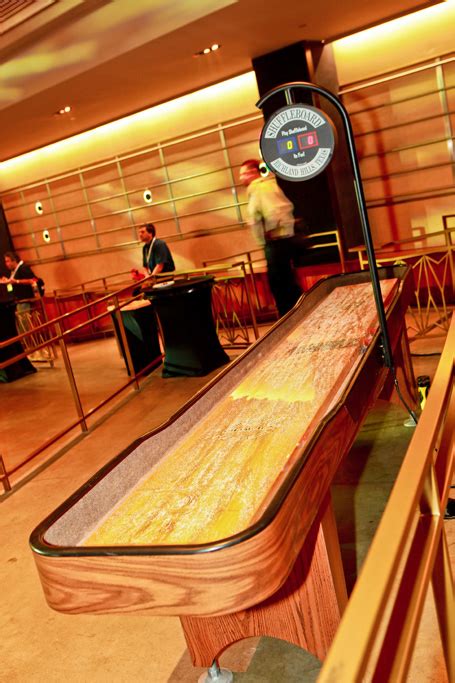 12-ft Shuffleboard Table w/ Electronic Scoring - 24 Seven Productions