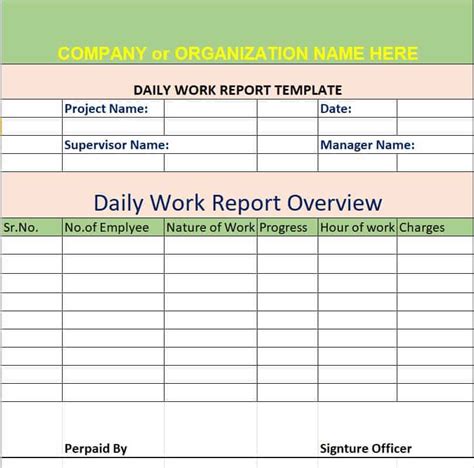 30+ BEST Daily Report Templates [in EXCEL & WORD]