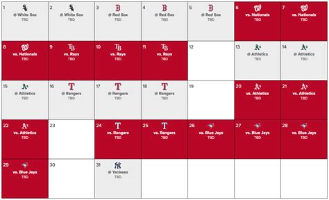 Los Angeles Angels Schedule Printable - Free Printable Templates