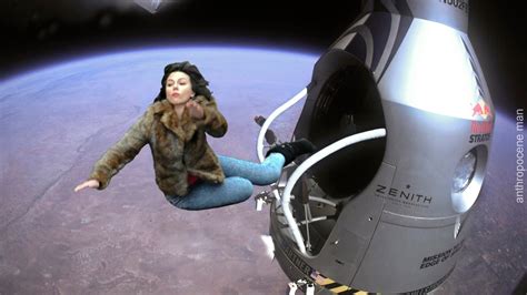 red bull stratos | Scarlett Johansson Falling Down | Know Your Meme