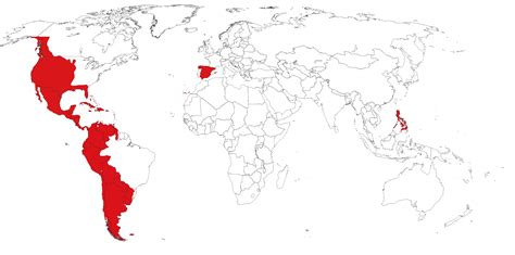 Spanish Empire at its greatest extent (1790) [4500×2234] : r/MapsPorn