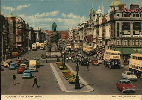 O'Connell Street Dublin, Ireland Postcard