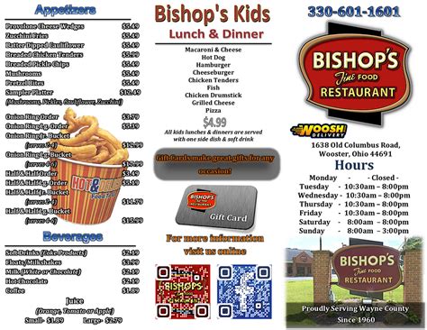 MENU | bishops