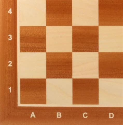 19" Wooden Chess Board with coordinates – Chess House