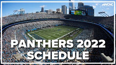 Carolina Panthers 2022 schedule released | wcnc.com