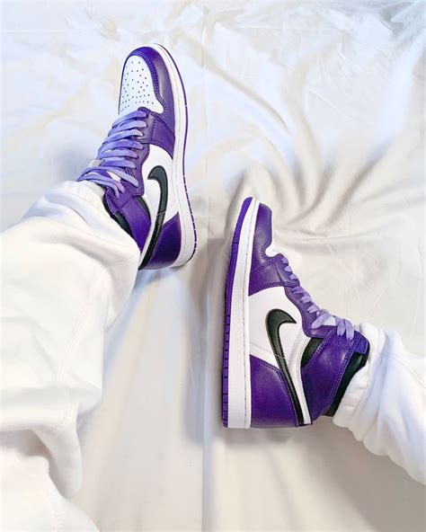 Air Jordan 1 High “Court Purple” | Air jordans, Jordan 1 court purple ...