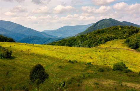 Lovely Mountainous Countryside in Autumn Stock Image - Image of grassy, mountain: 116470751