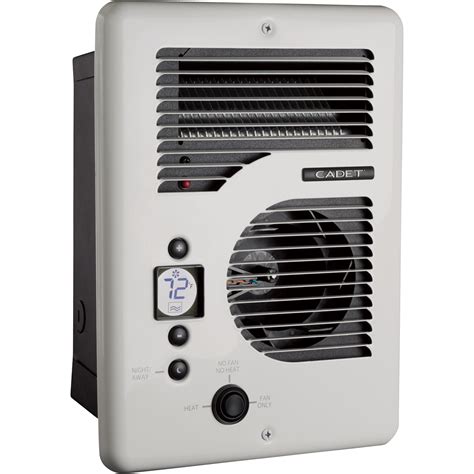 Cadet Energy Plus In-Wall Heater — 240/208/120 Volt, Digital Thermostat, Model# CE163TW ...