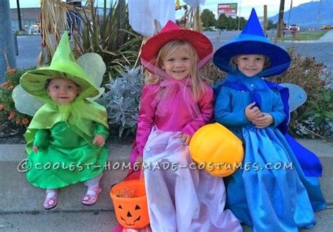 Cutest Flora, Fauna, and Merryweather Fairy Costumes | 仮装