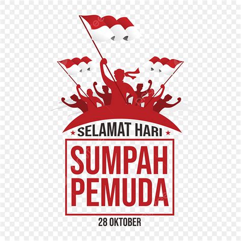 Sumpah Pemuda Vector, Sumpah Pemuda, Selamat, Hari PNG dan Vektor ...