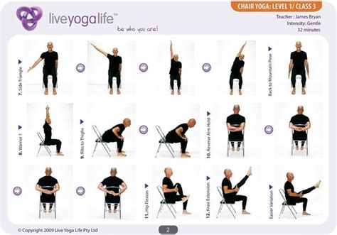 level 1 class 3 | Chair pose yoga, Yoga for seniors, Easy yoga poses