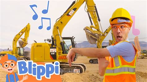 I'm an Excavator! | Brand New BLIPPI Excavator Song | Fun Educational Songs For Kids - YouTube