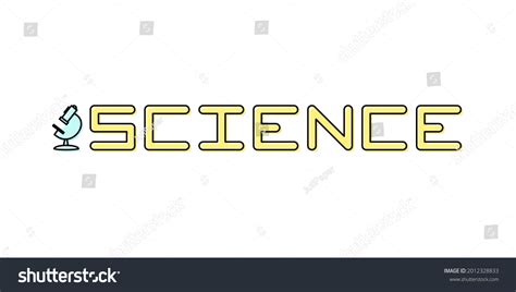 Linear Logo School Subject Science Microscope Stock Vector (Royalty Free) 2012328833 | Shutterstock