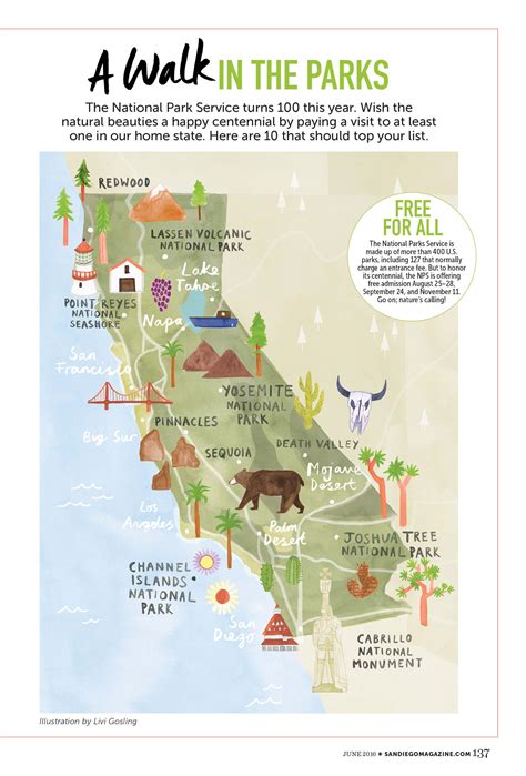 California National Parks Map - Printable Maps