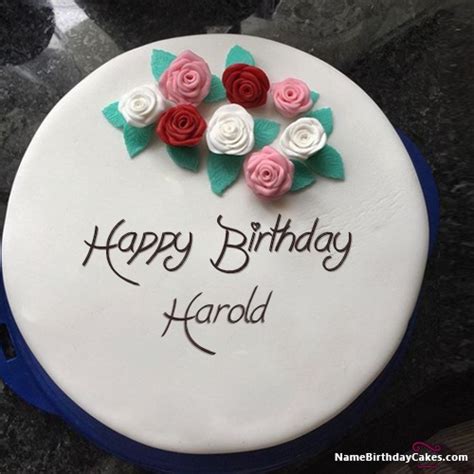 Happy Birthday Harold Cakes, Cards, Wishes