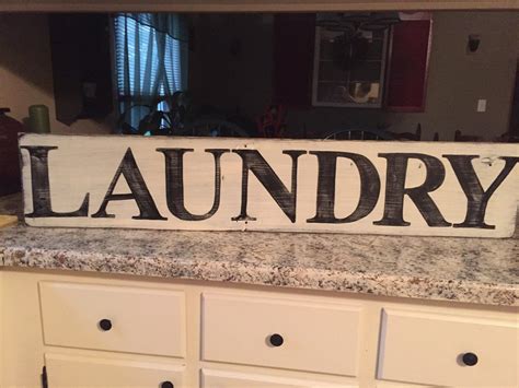 Laundry Sign large wood laundry sign farmhouse laundry sign | Etsy | Wood laundry sign, Laundry ...