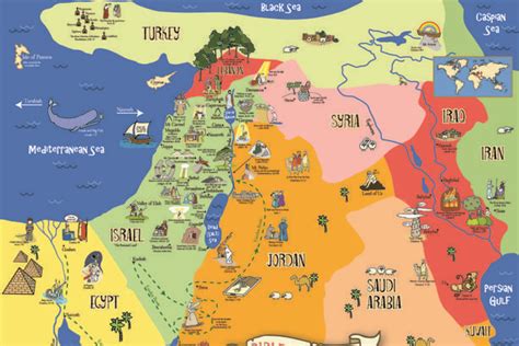 Bible Story Map Poster | Bible stories for kids, Bible mapping, Bible stories