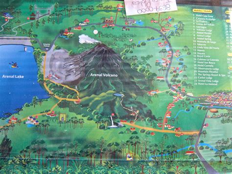 Arenal volcano map | Vytautas Šėrys | Flickr