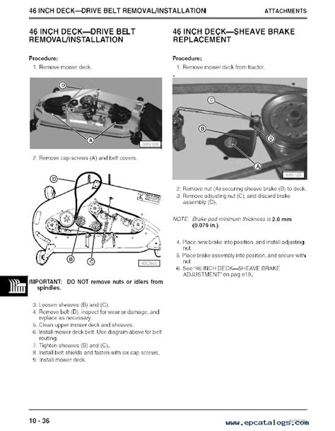 John Deere LT133, LT155, LT166 Lawn Tractors Repair Manual PDF