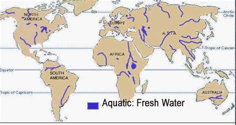 Aquatic Biome Map