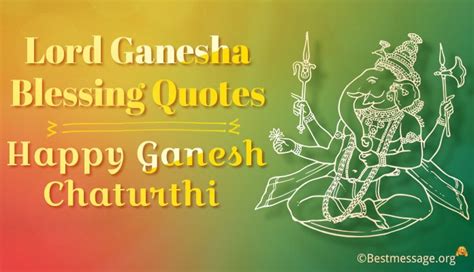 Inspirational Lord Ganesha Blessing Quotes, Ganpati Messages