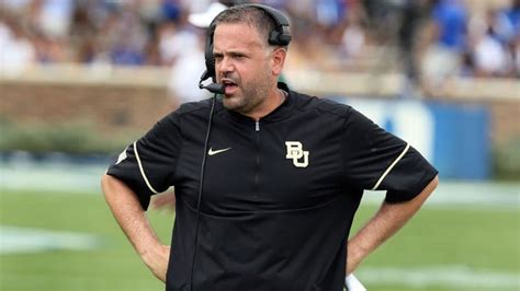 Report: Matt Rhule remaining with Baylor as talk of potential move to ...