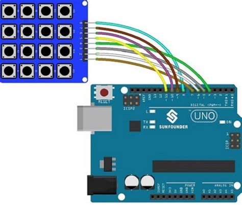 4X4 Matrix Keypad Module - Wiki