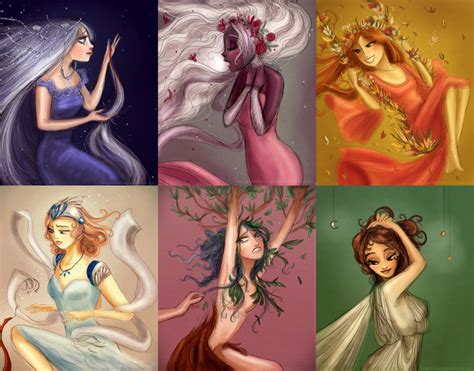 Greek Nymphs by Arbetta on DeviantArt